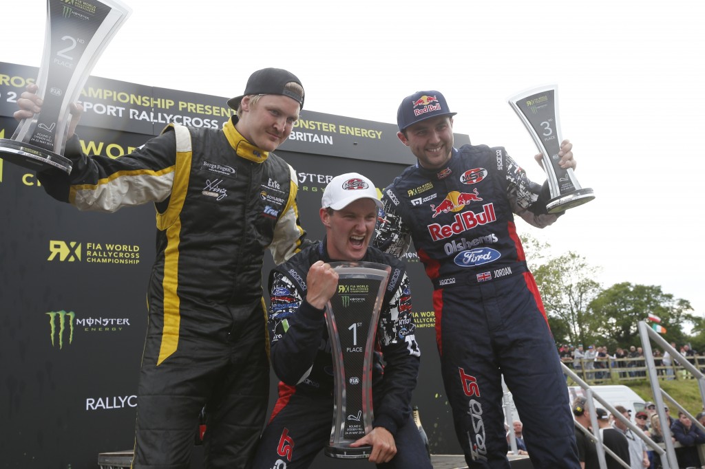 Larsson, Bakkerud and jordan on podium