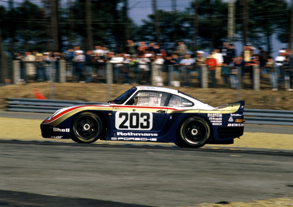Porsche Typ 961 in Le Mans 1987.