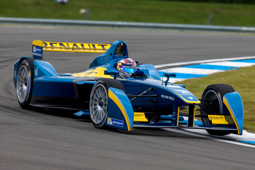 2. E.dams-Renault driver Sebastien Buemi set the pace
