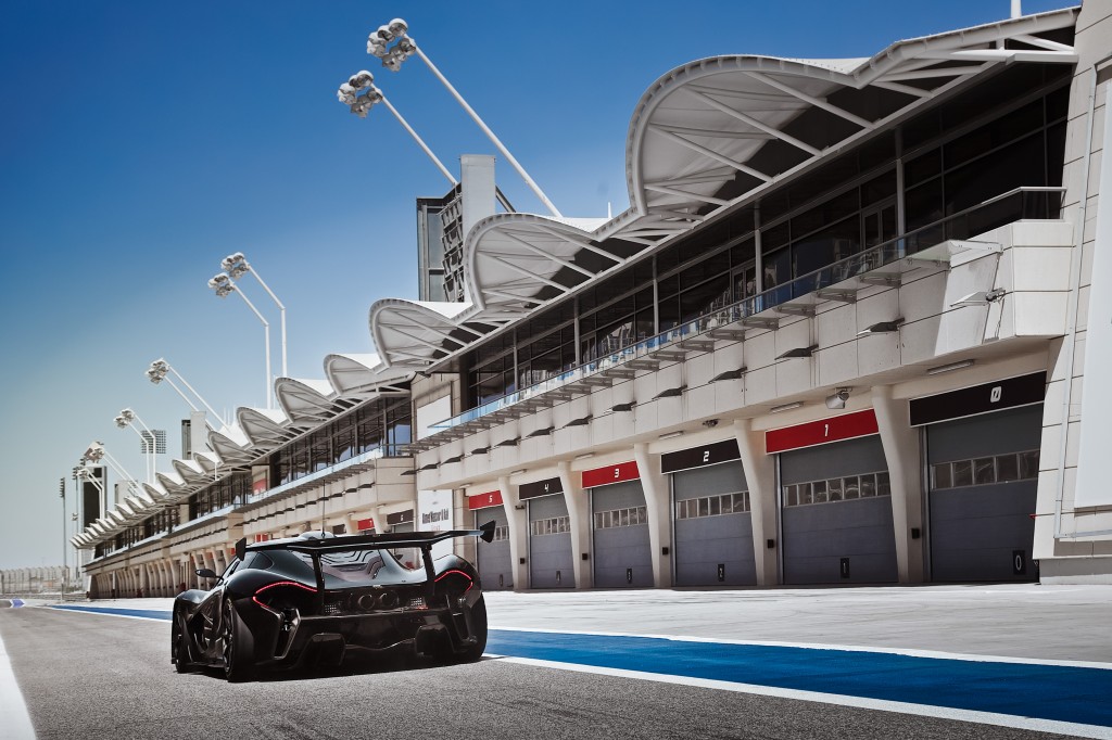 McLaren P1 GTR Hot Weather Test Bahrain Sept 2014